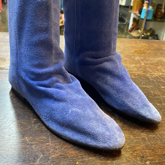 Tall suede fringed boots - Picture 4 of 6